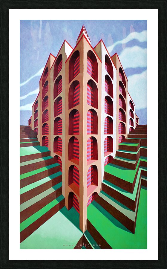The castle Picture Frame print