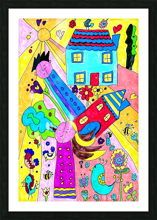 Abstract Imagining Picture Frame print