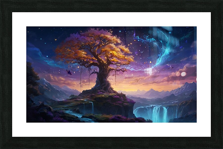World of Dreams: The Island of Magic and Light Picture Frame print