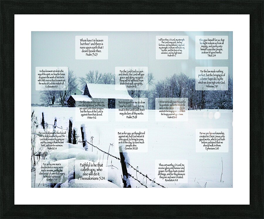 MNW3-HOMESTEAD Picture Frame print