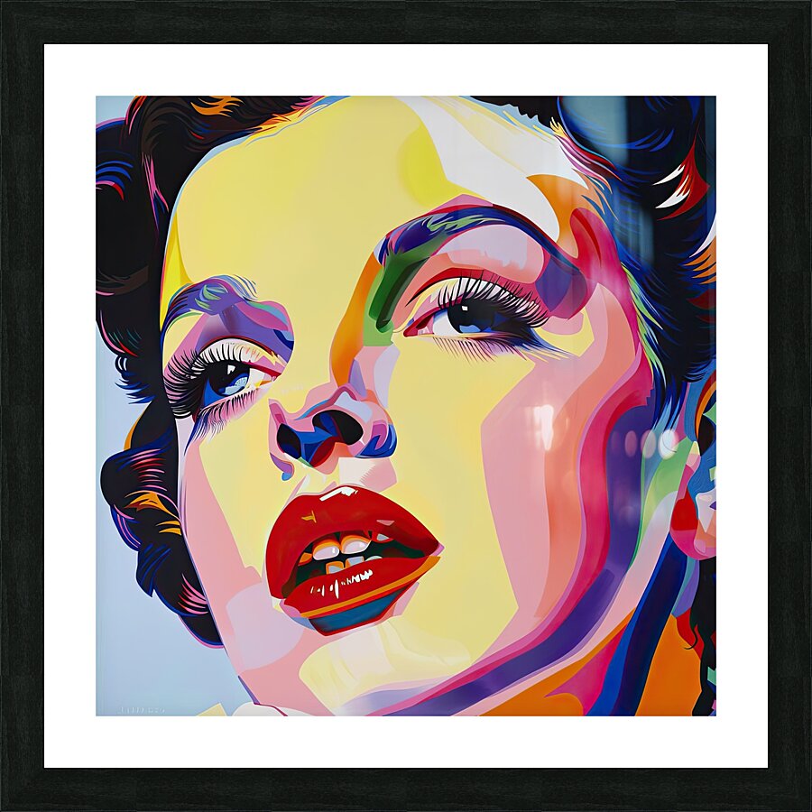 Chromatic Starlight Face H92N5Z 64 Picture Frame print