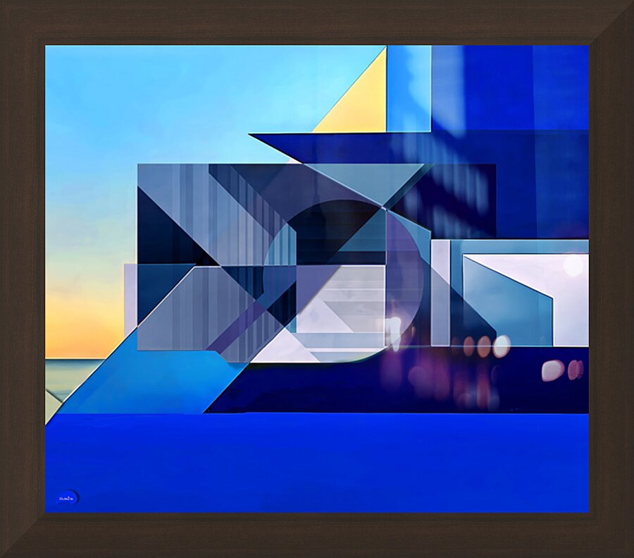 Puttering Through the Abbott Effect - SartQ Exhibit Piece 1025 Picture Frame print