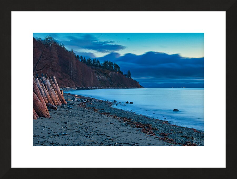Goose Spit Sunrise 1 Picture Frame print
