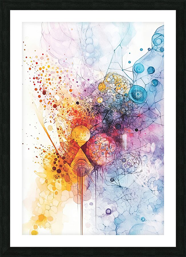 Cosmic Genesis Burst 7P3HN 55 Picture Frame print