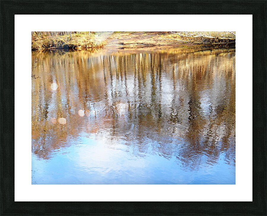 River Speys Spring Reflections                                                                                                                  Picture Frame print