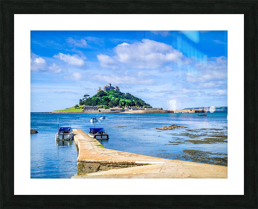 St Michaels Mount Marazion Cornwall UK Picture Frame print