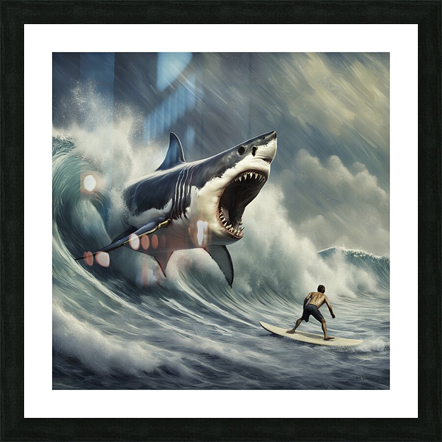 OUT OF NOWHERE Picture Frame print