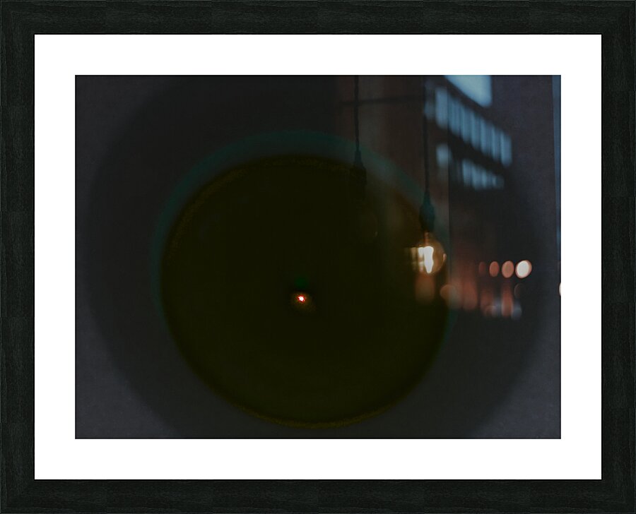  Abstract  Dark Spheres                                                                                                                Picture Frame print