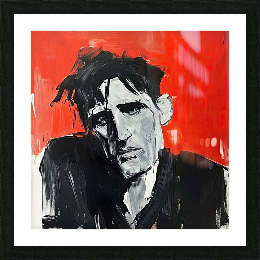 Crimson Contemplation P23K9N 52 Picture Frame print