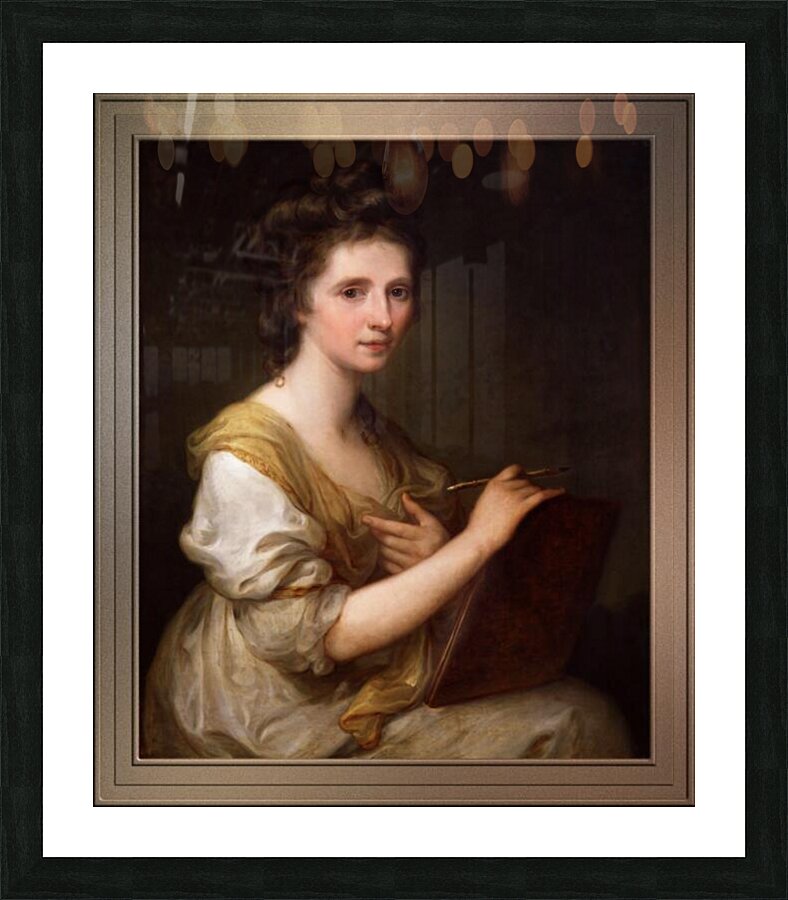 Angelika Kauffmann by Angelika Kauffmann  Framed Print Print