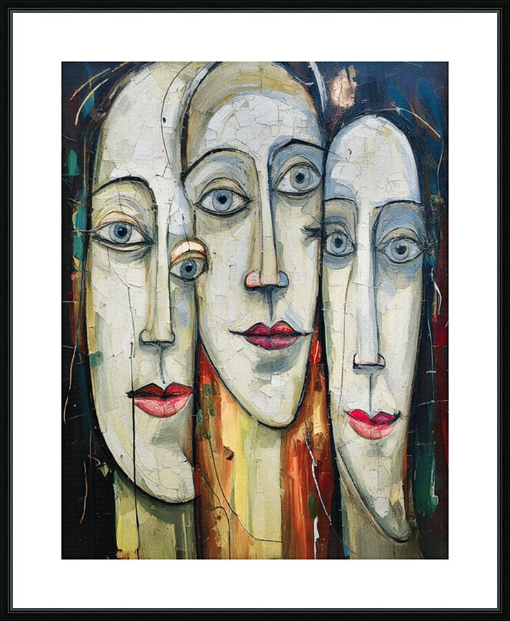 Three Good Friends Picture Frame print