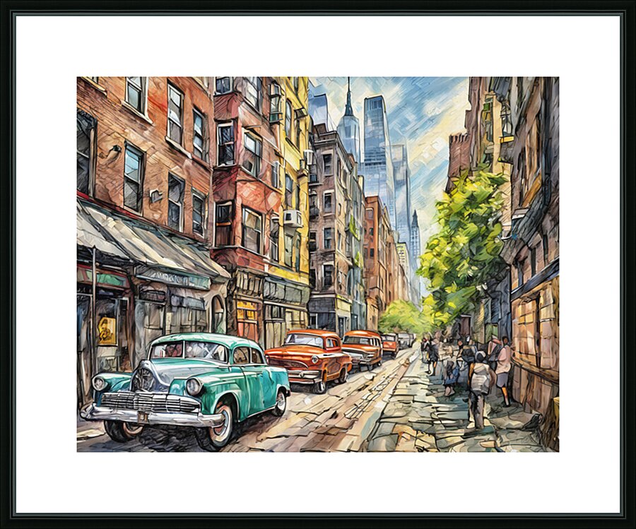Loved Those Old Cars Picture Frame print