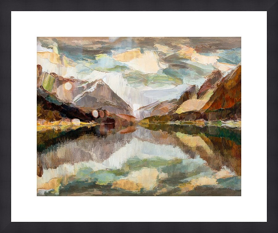 Mountains in My Mind Picture Frame print