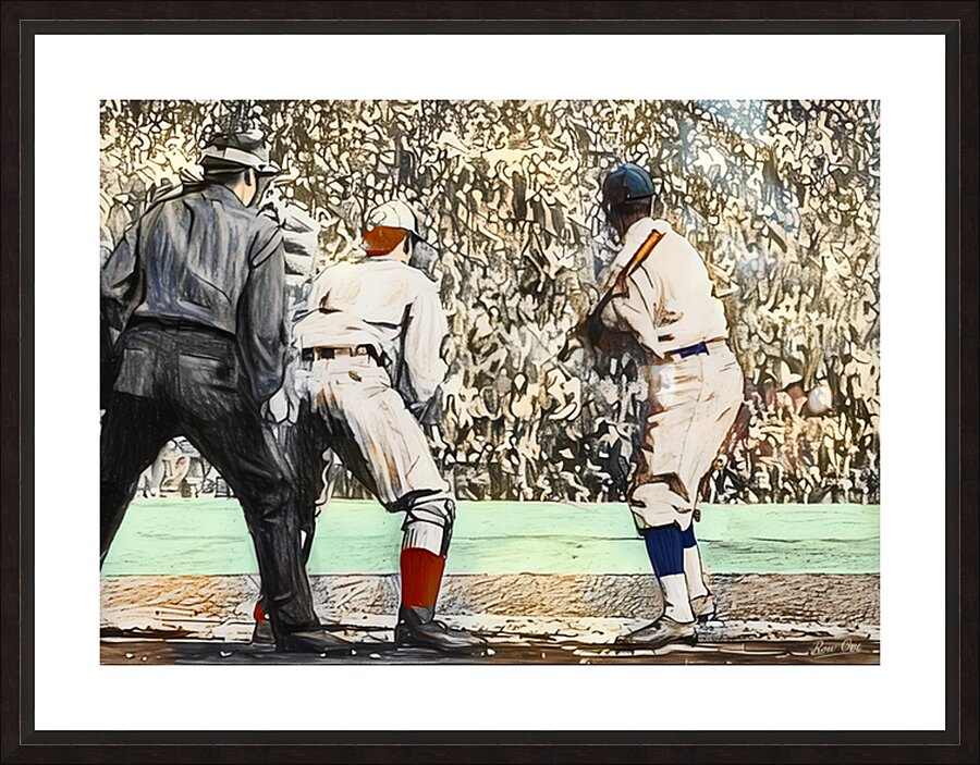 1924 Washington Senators World Series At Bat Picture Frame print