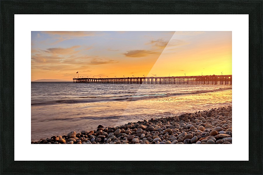 hot in california  Framed Print Print
