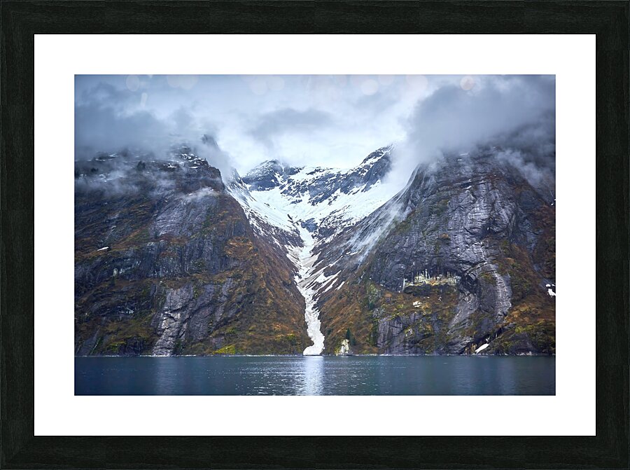 Exploring the Glaciers of Tracy Arm Fjord Picture Frame print