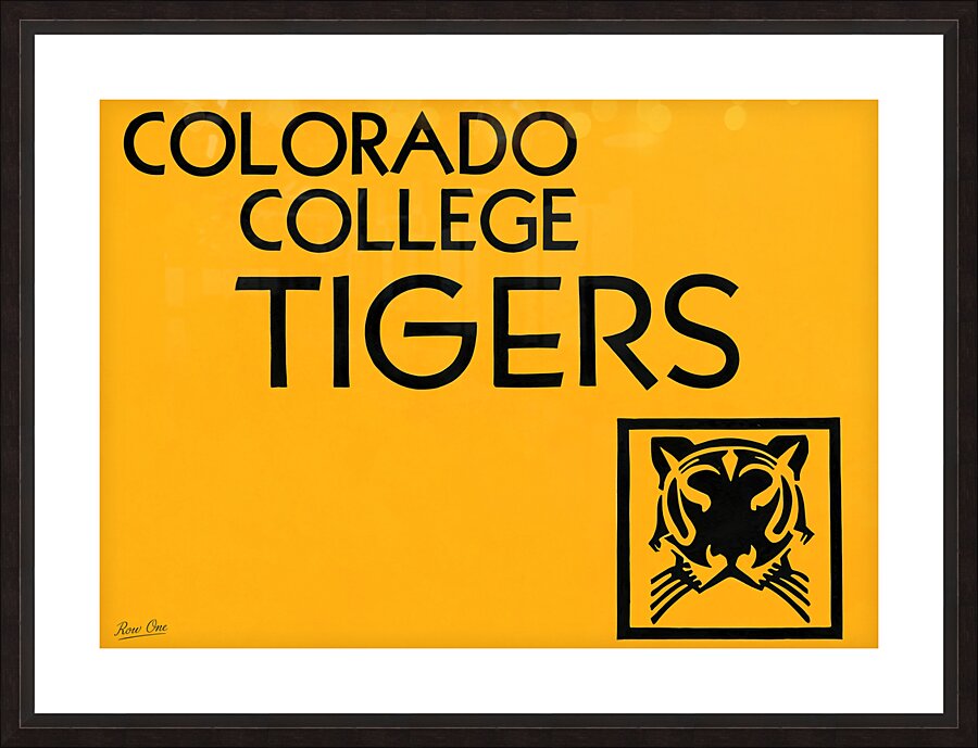 1950s Colorado College Tigers Picture Frame print