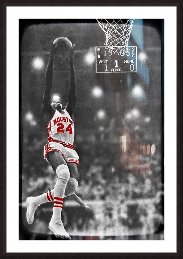 1960s Houston Cougar Slam Picture Frame print