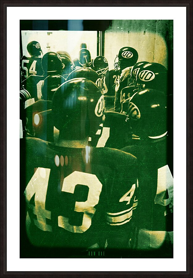 1968 Oregon Ducks Football Viewfinder Picture Frame print