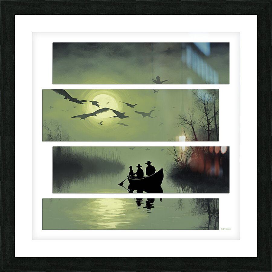 CRISS CROSS Picture Frame print