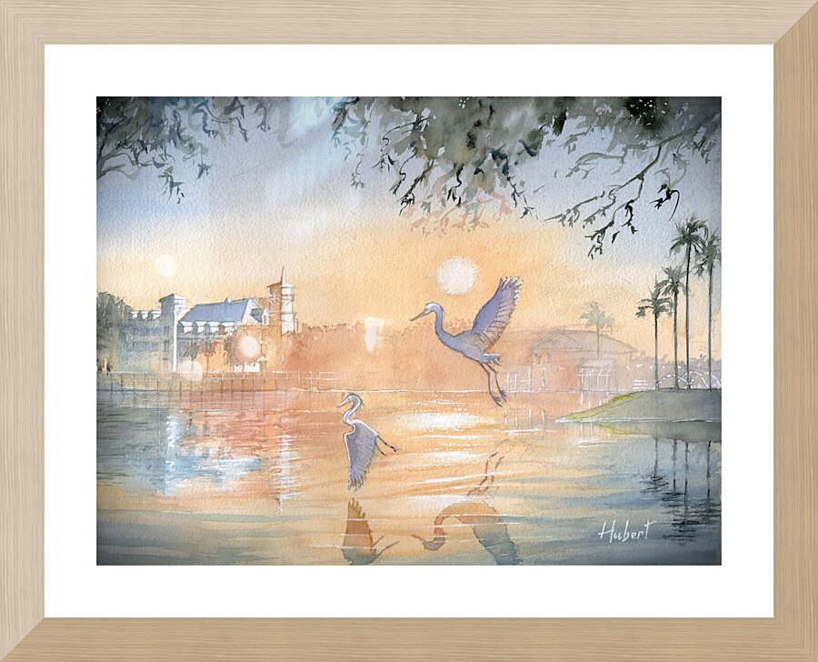 Dawn over Celebration  Framed Print Print
