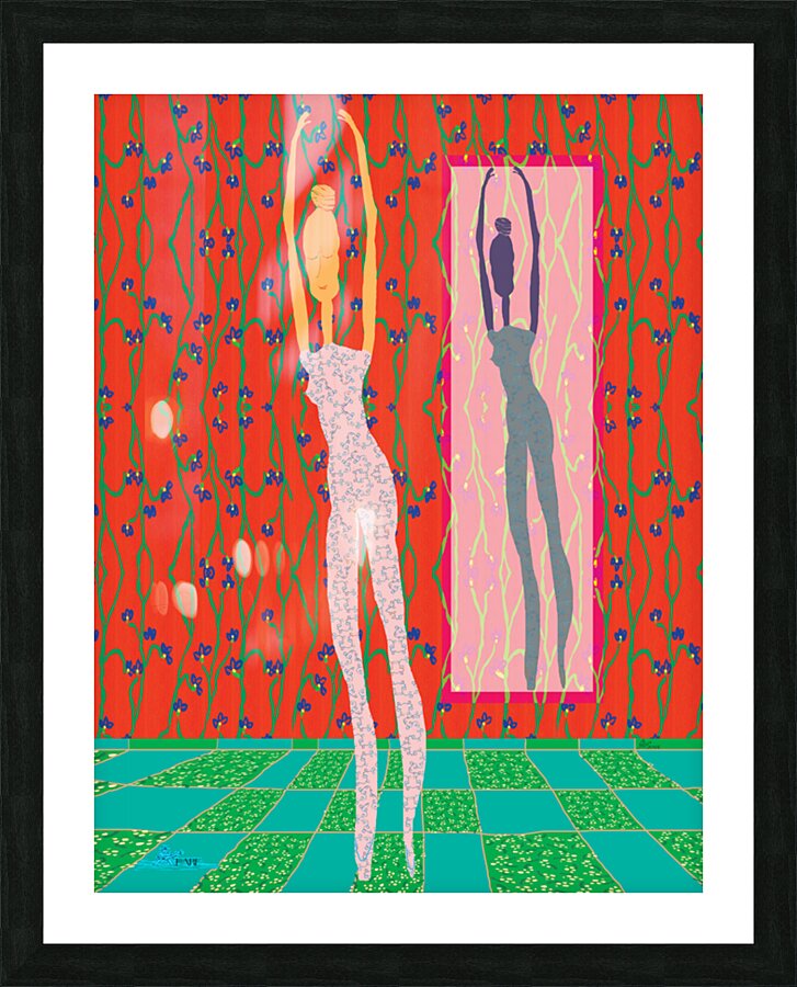 The Red Ballerina - NA Picture Frame Printing