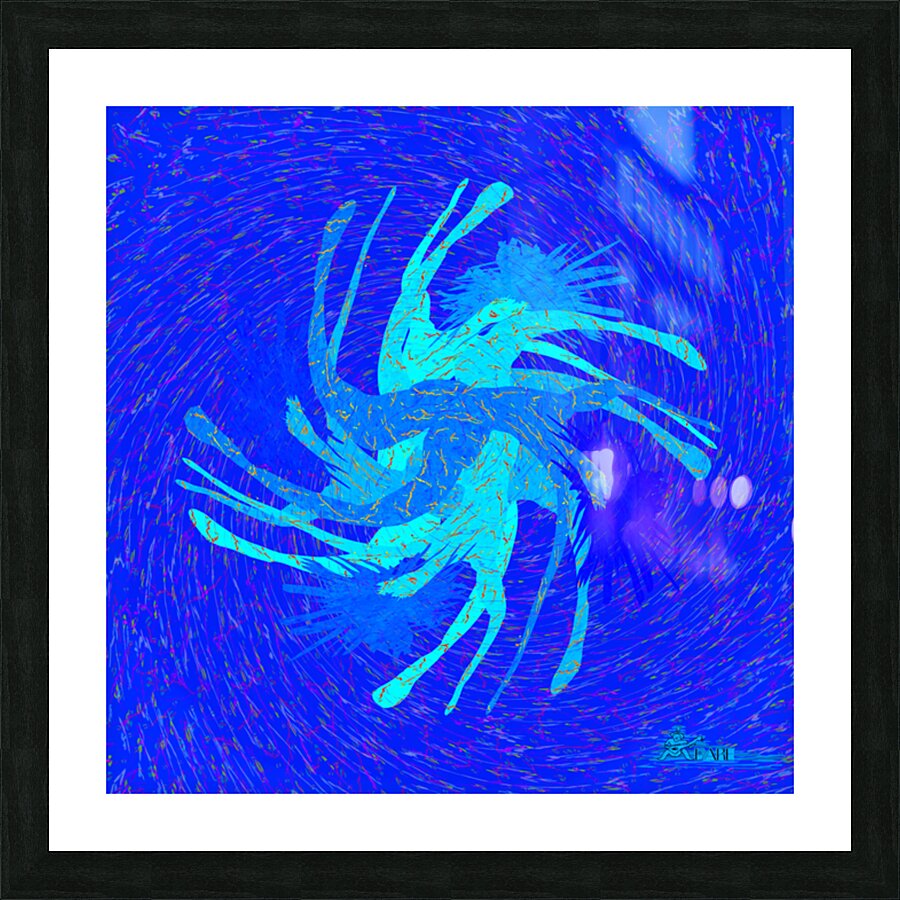 Twirled Afloat - NA Picture Frame Printing
