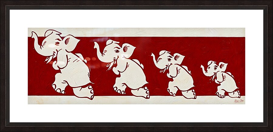 1982 Alabama Art Picture Frame print