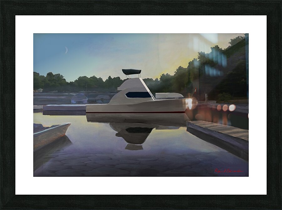 One morning at Honey harbour Picture Frame print