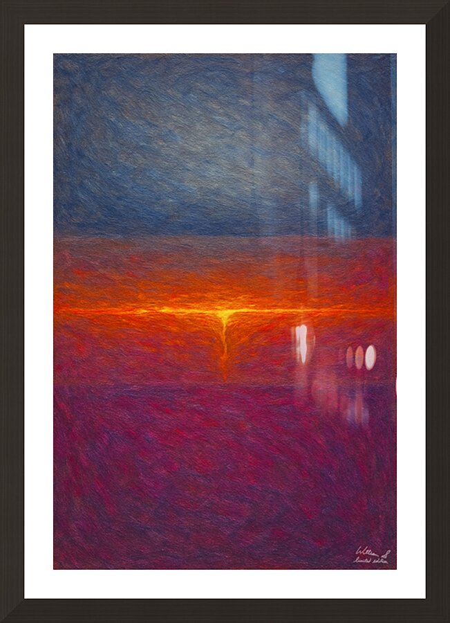 The Line Remembers Picture Frame print