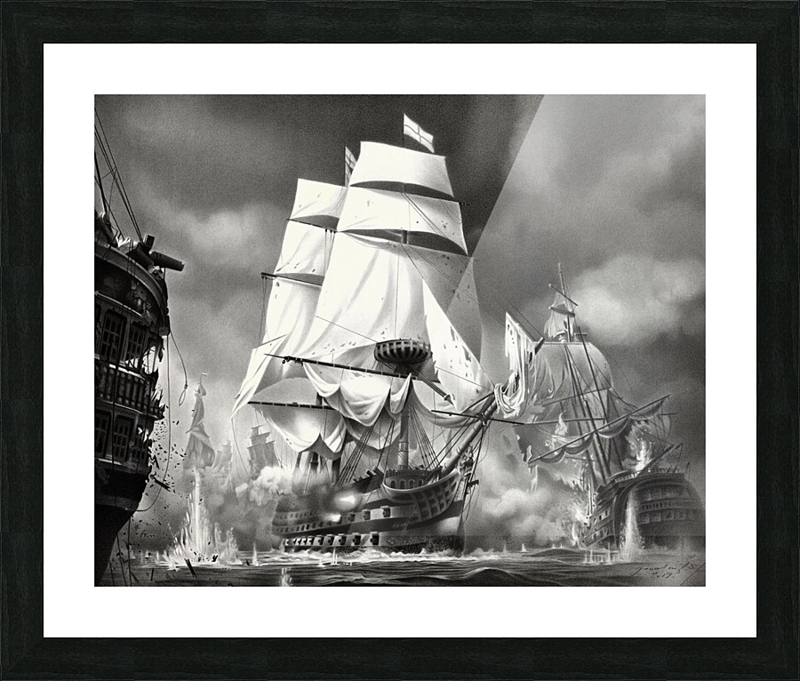 TRAFALGAR Picture Frame print