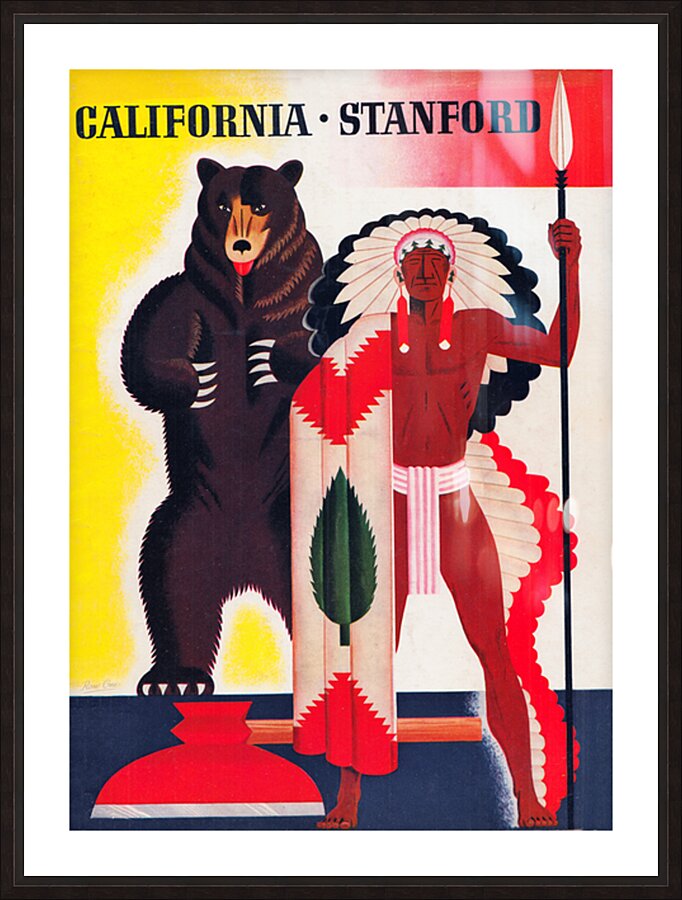 1939 California Golden Bears at Stanford Indians Picture Frame print