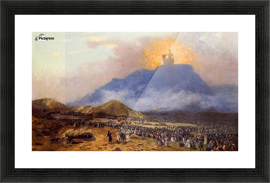 Картина моисей на горе синай