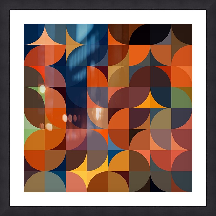 Floral Symphony Picture Frame print