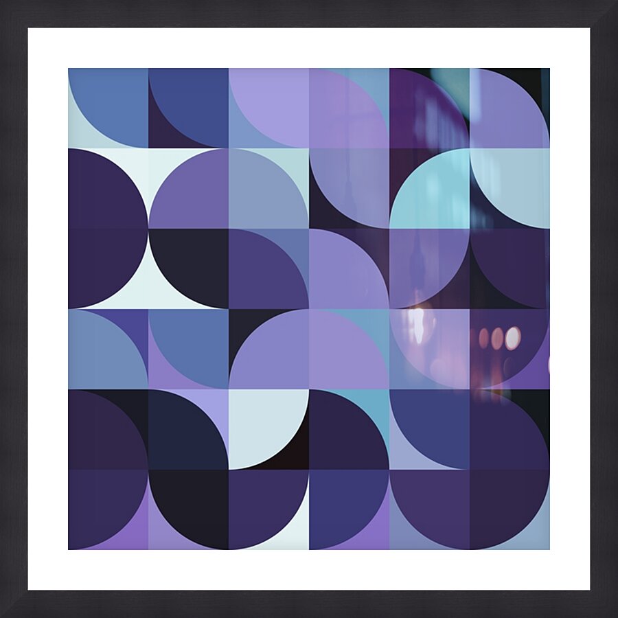 Violet Bloom Picture Frame print