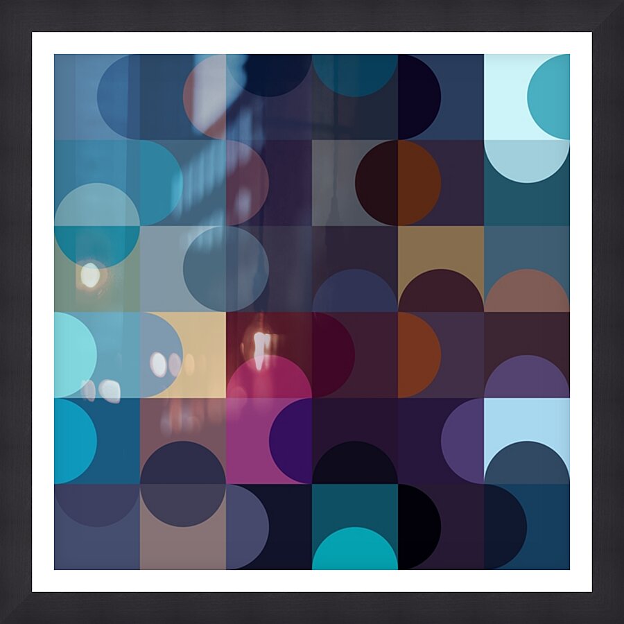 Zen Moons Picture Frame print