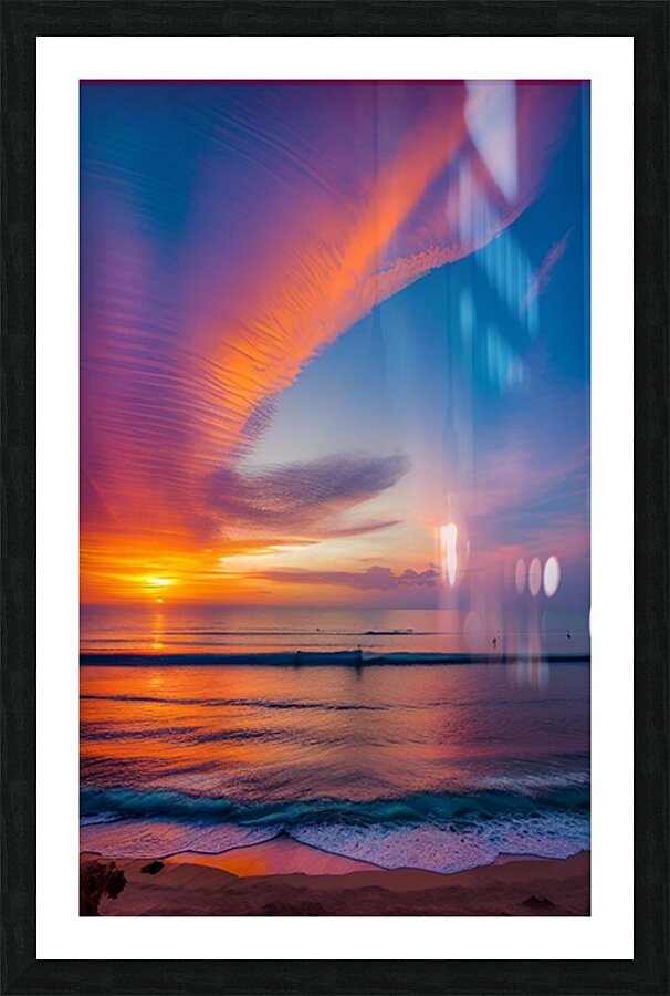 Red Island Beach Banyuwang 16k4 Picture Frame print