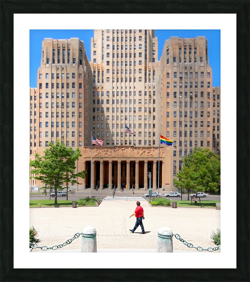 City Hall Picture Frame print