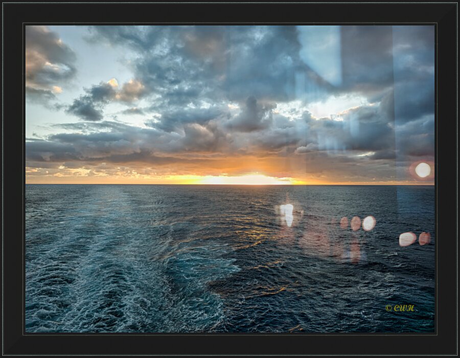 ATLANTIC SUNRISE Holt RezN888  Framed Print Print