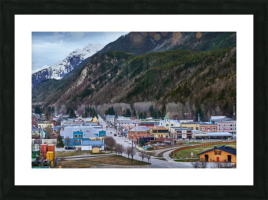 Skagway Skyline Alaska Picture Frame print