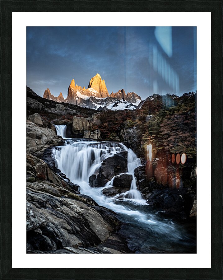 Fitz Roy Sunset Picture Frame print