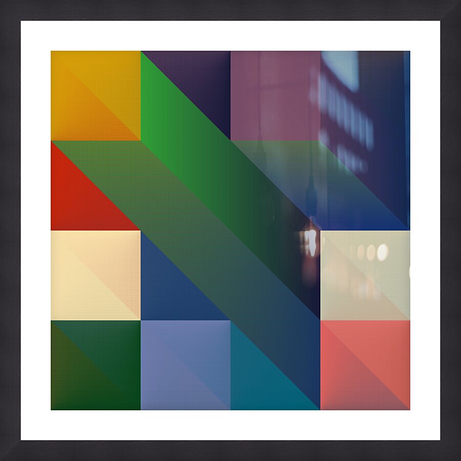 Chromatic Dreamscape Picture Frame print