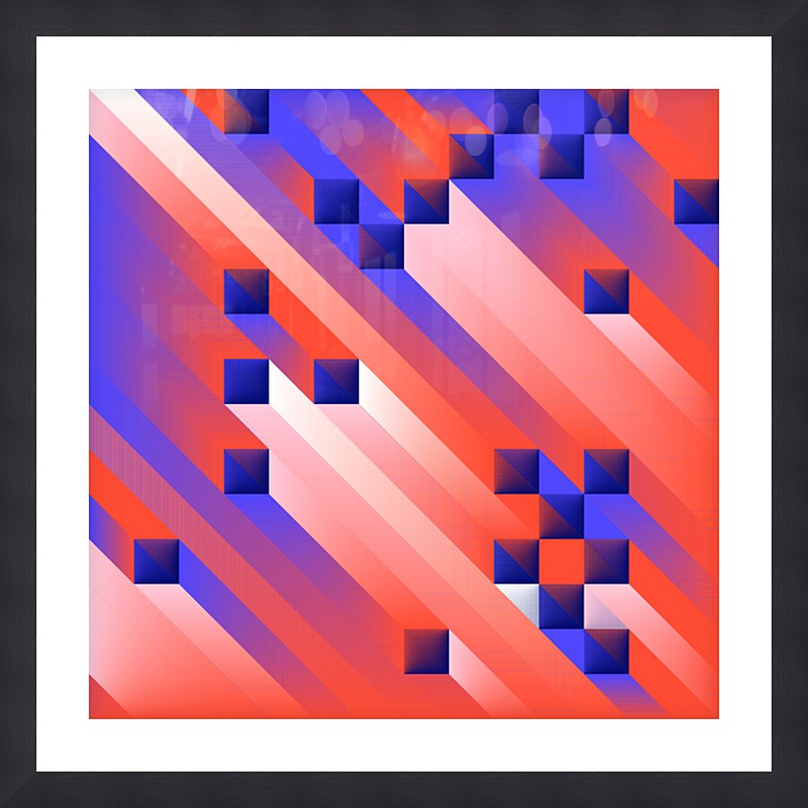 Particles Picture Frame print