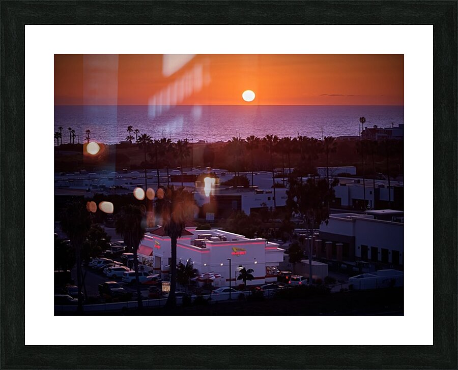 Burgers At Sunset Picture Frame print