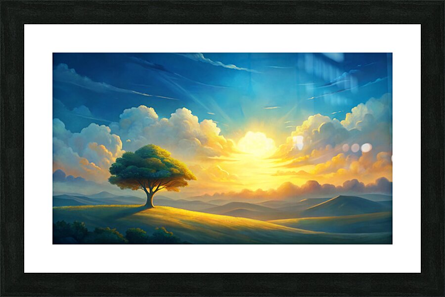 The Dawn of Hope  Picture Frame print
