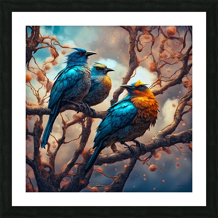 IMPERIAL PIGEONS Picture Frame print