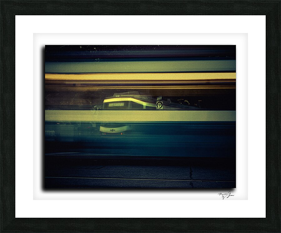 Swiss Metro Vision  Framed Print Print