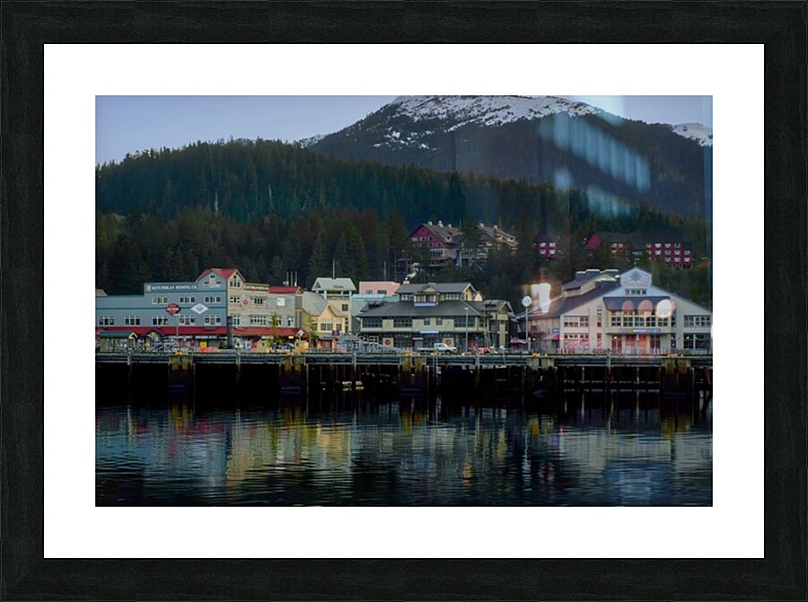 Ketchikan Shoreline Picture Frame print