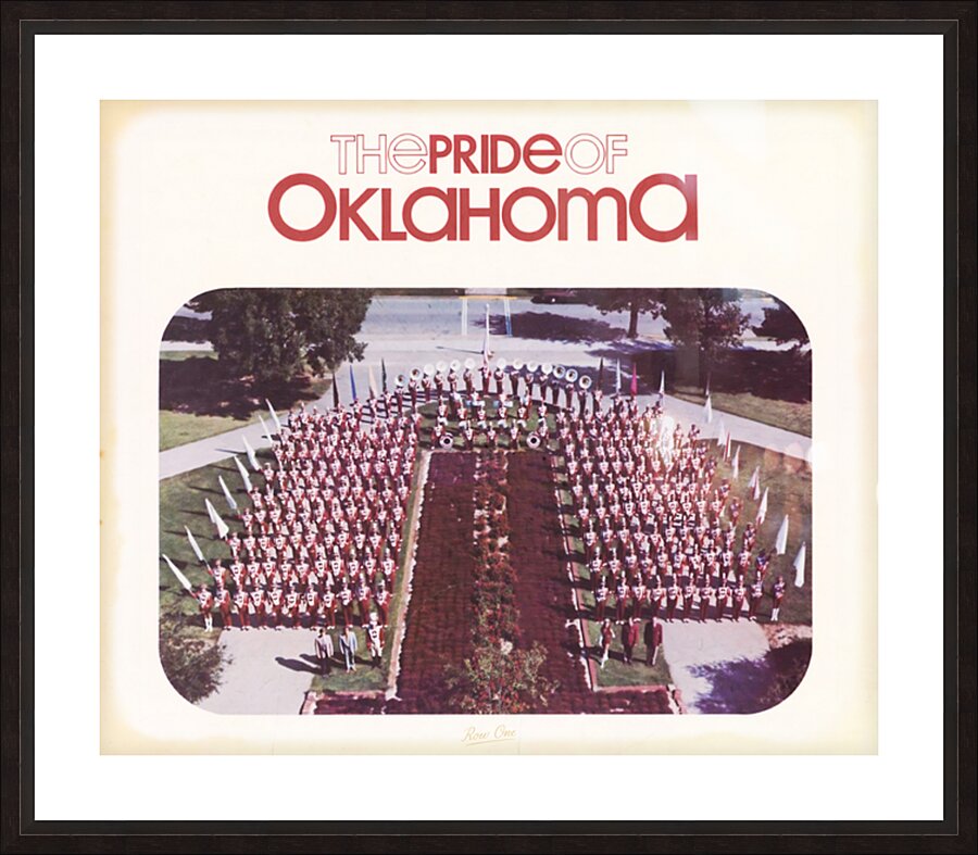1981 The Pride of Oklahoma Picture Frame print