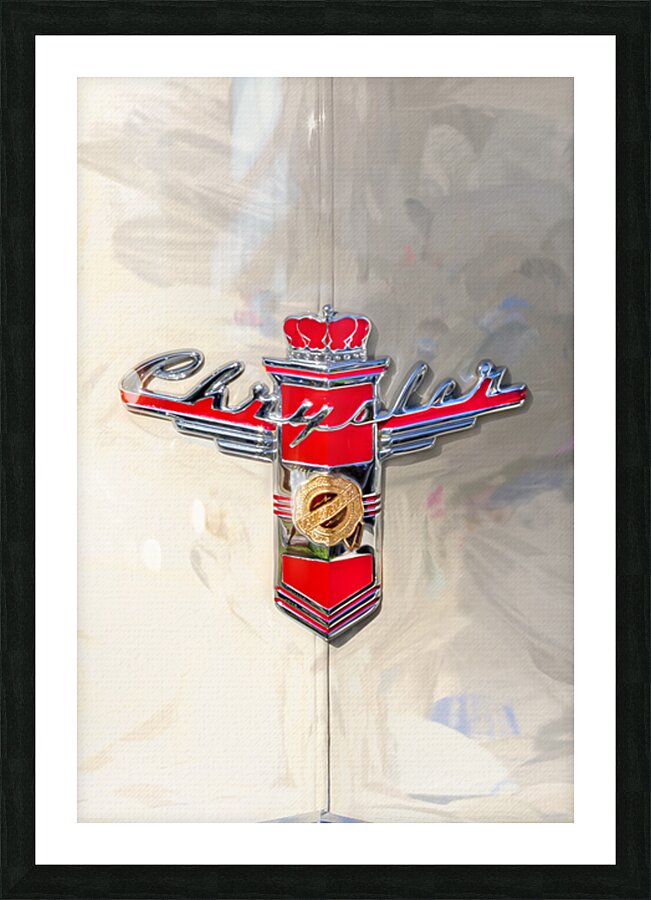 1947 Tan Chrysler Town And Country Sedan 4 Door X1 8 Picture Frame print